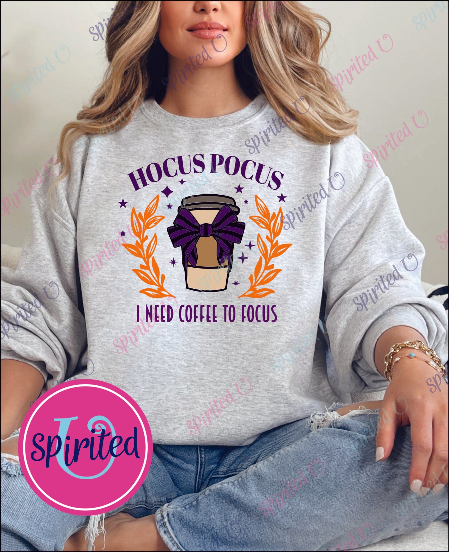 Hocus Pocus I Need Coffee to Focus Sweatshirt