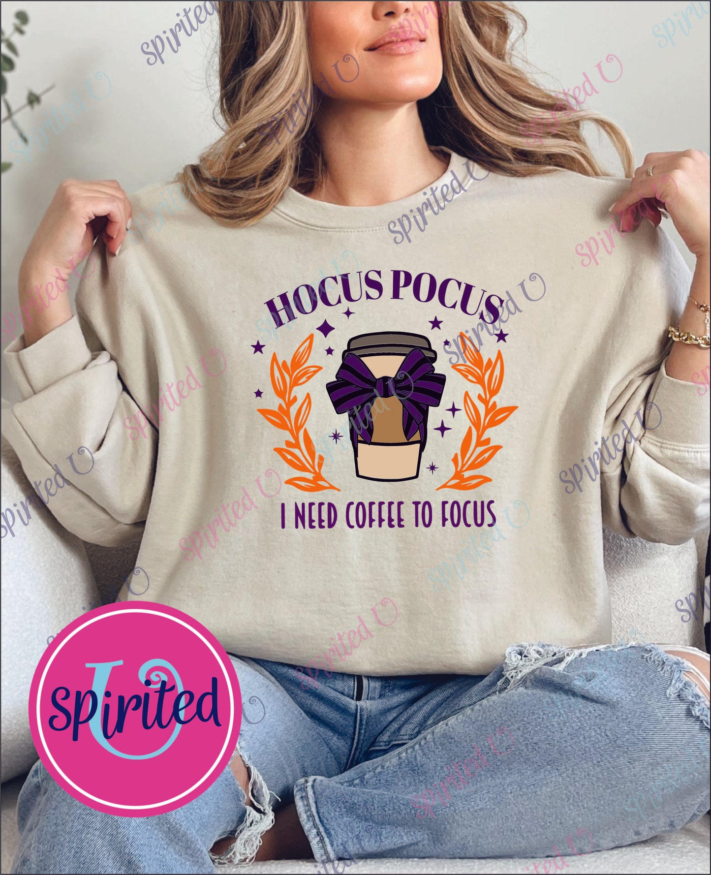 Hocus Pocus I Need Coffee to Focus Sweatshirt